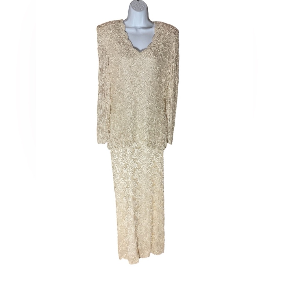 Laurence Kazar Vintage Beaded Dress